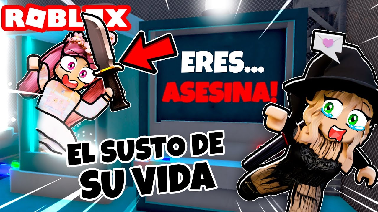 🤣🔪 Por CURIOSA le PROVOCO EL PEOR SUSTO DE SU VIDA!! 😈🤫 en MURDER MISTERY I ROBLOX