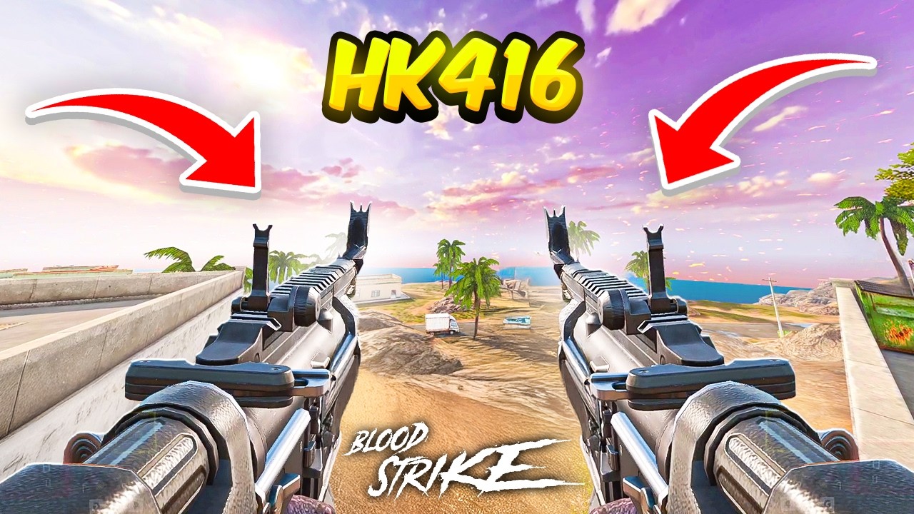 PROBÉ la NUEVA ARMA HK416 en MODO DUAL y QUEDÉ SORPRENDIDO en BLOODSTRIKE! / Orla22