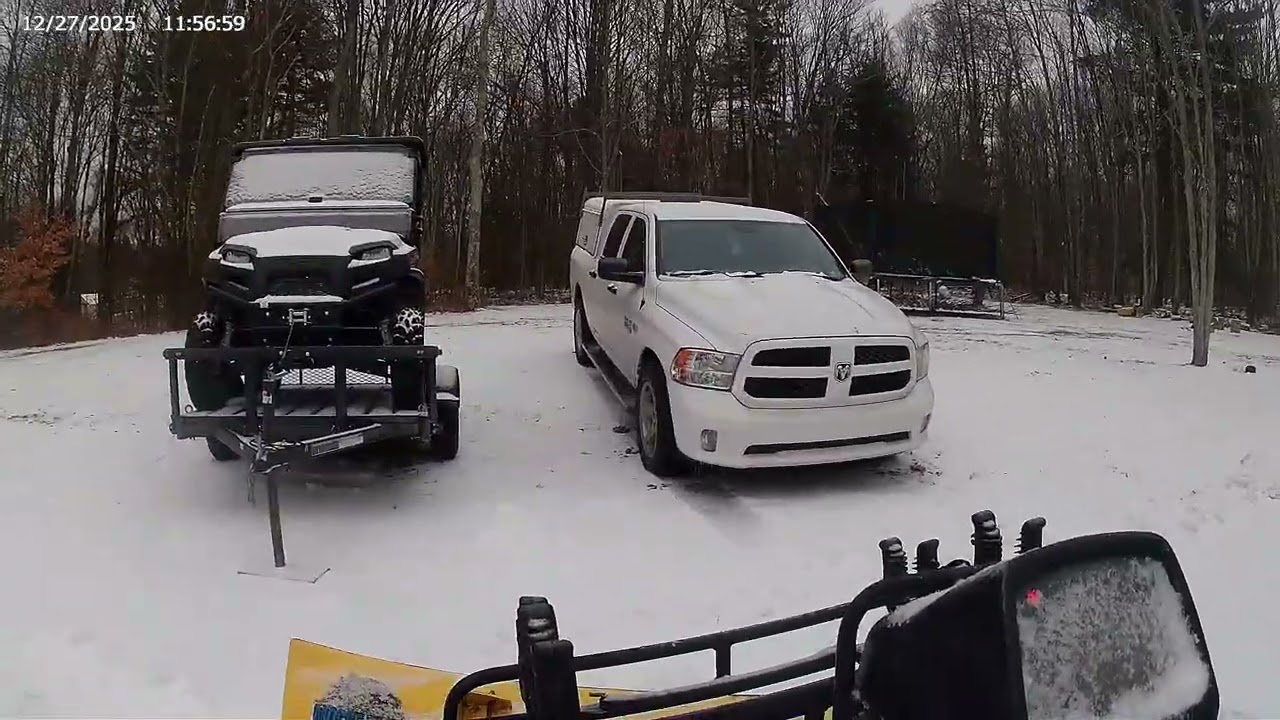 Colsons first time plowing.