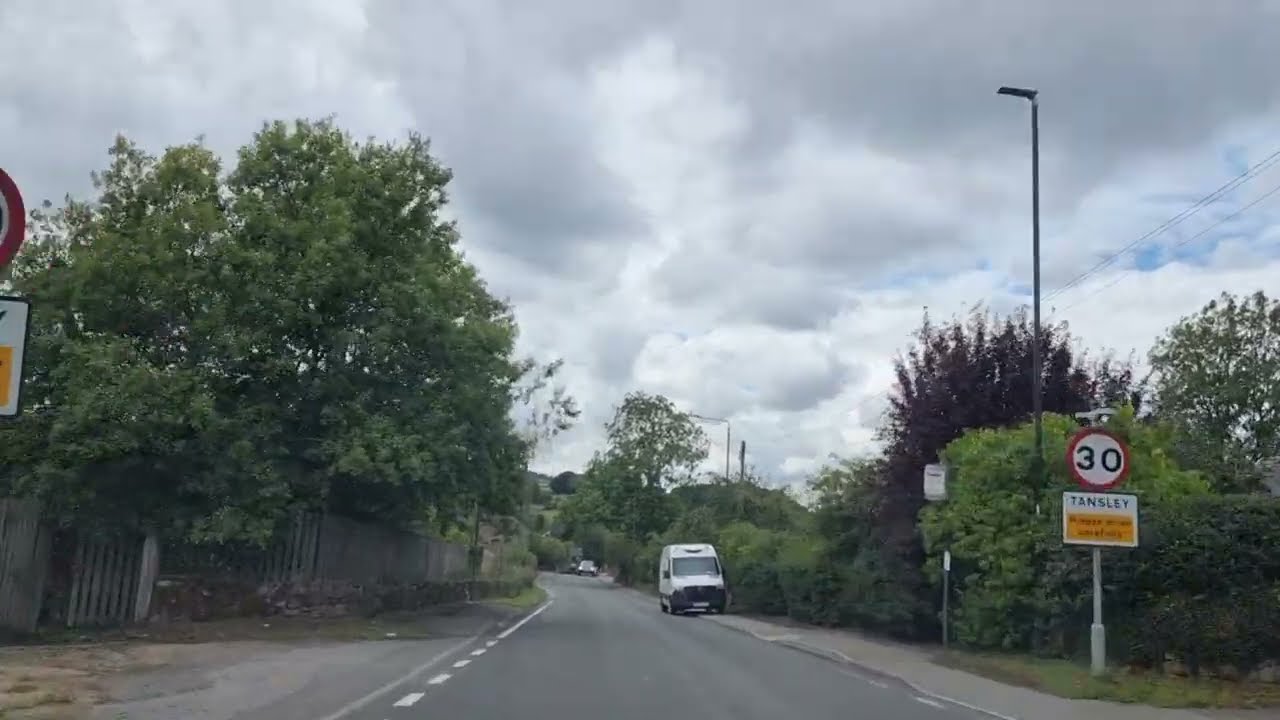 Road Trip UK 🇬🇧 | Driving From Ripley To Tansley | Raw Footage | Via B6013 | A615 | A610 | Dale Hill
