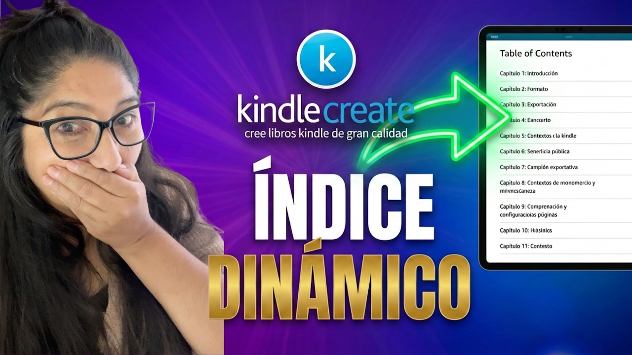 ✅TABLA DE CONTENIDO O ÍNDICE PARA TU EBOOK UTILIZANDO EL KINDLE CREATE para AMAZON KDP