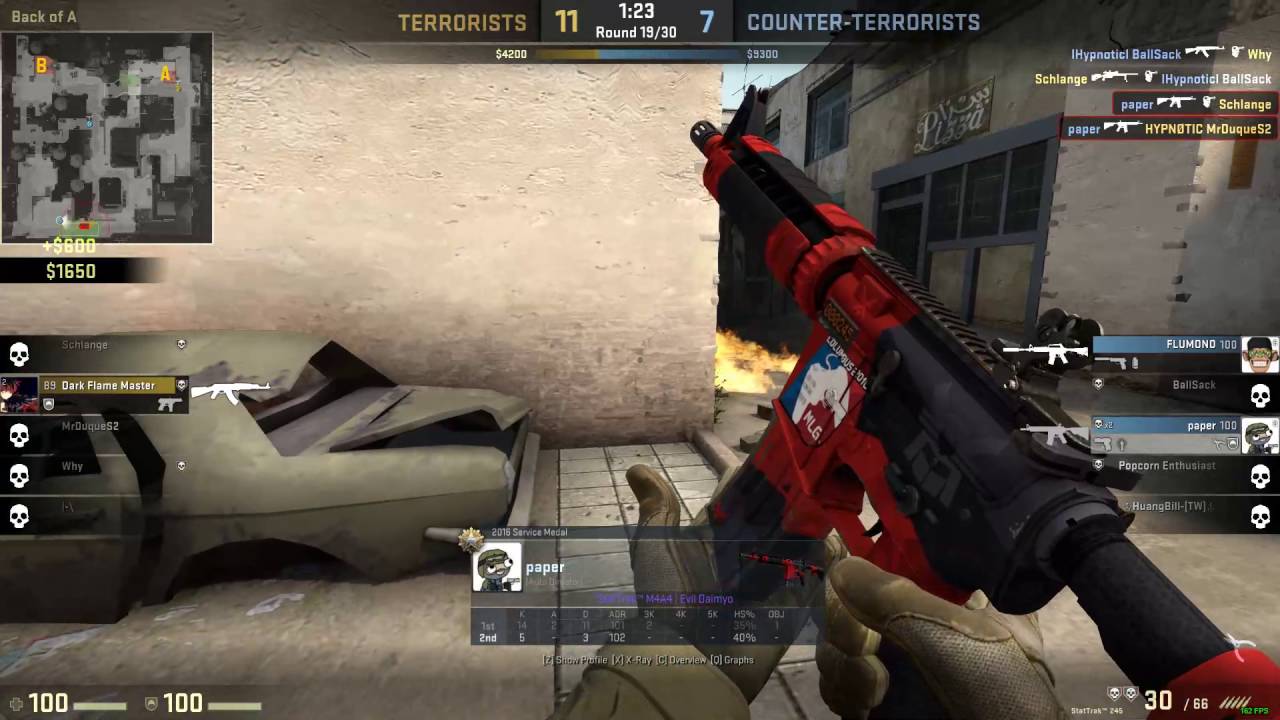 CS:GO paper Round Highlights #3