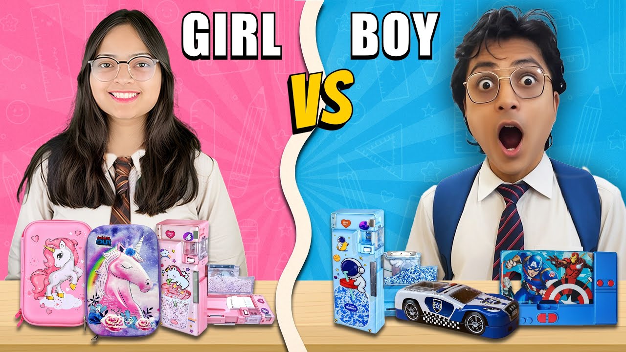 I bought expensive pencil boxes 📦 | @Thetargetsiblings