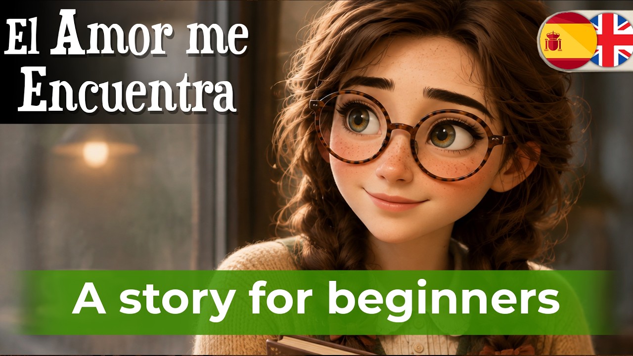 START TO LEARN SPANISH with Short Story for beginners &ndash; El amor me encuentra (A1-A2)