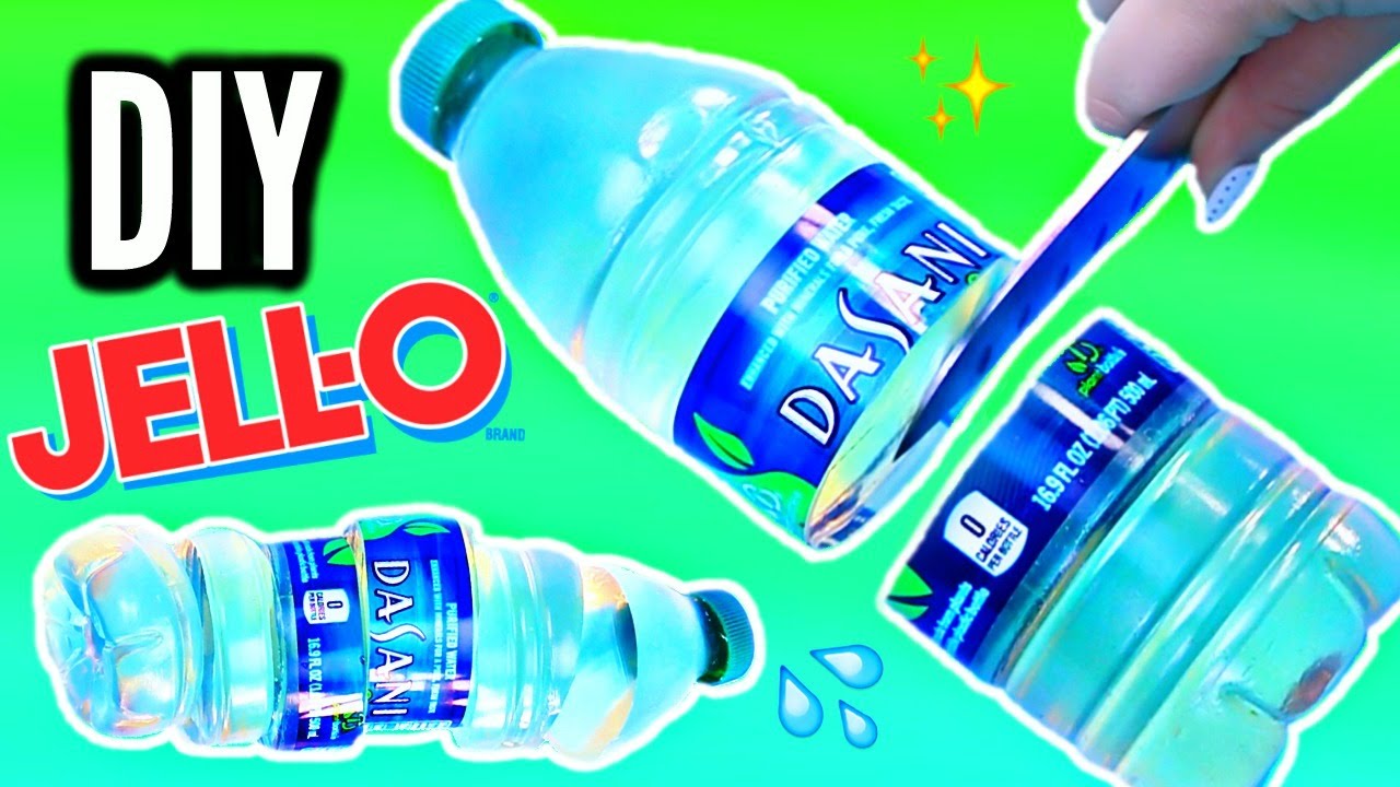 DIY GUMMY WATER BOTTLE! Crystal Clear Jelly Bottle!