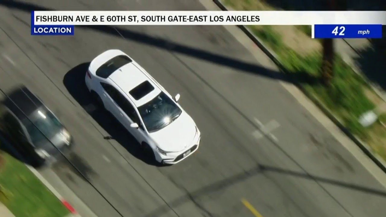Reckless driver pursuit in LA County