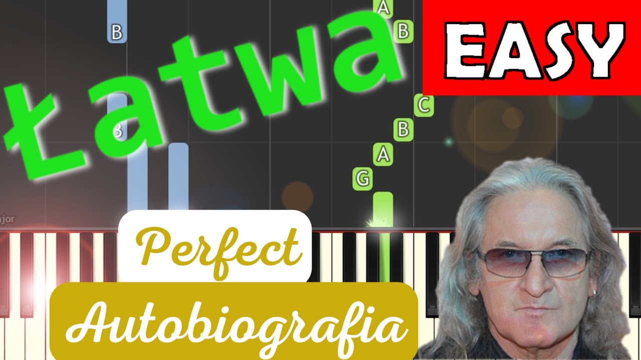 🎹 Autobiografia (Perfect) - Piano Tutorial (łatwa wersja) 🎵 NUTY W OPISIE 🎼