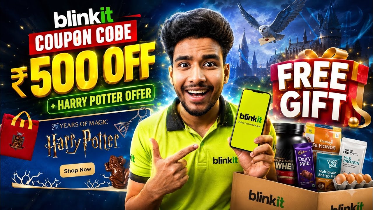 🚀 Blinkit Coupon Code Today 2026 | Latest Working Blinkit Offers & Promo Codes 💥🛒 Save Big Instantly