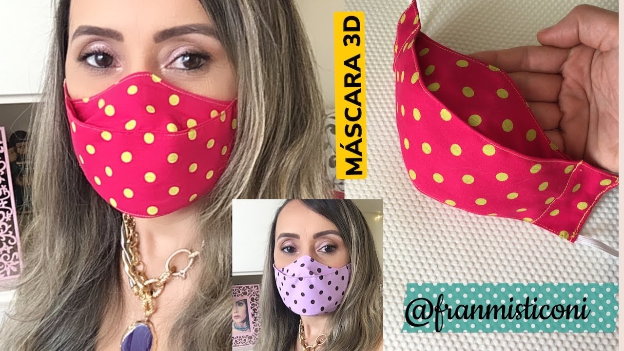 DIY: MASCARA PROTEÇÃO 3D ENCAIXE PERFEITO