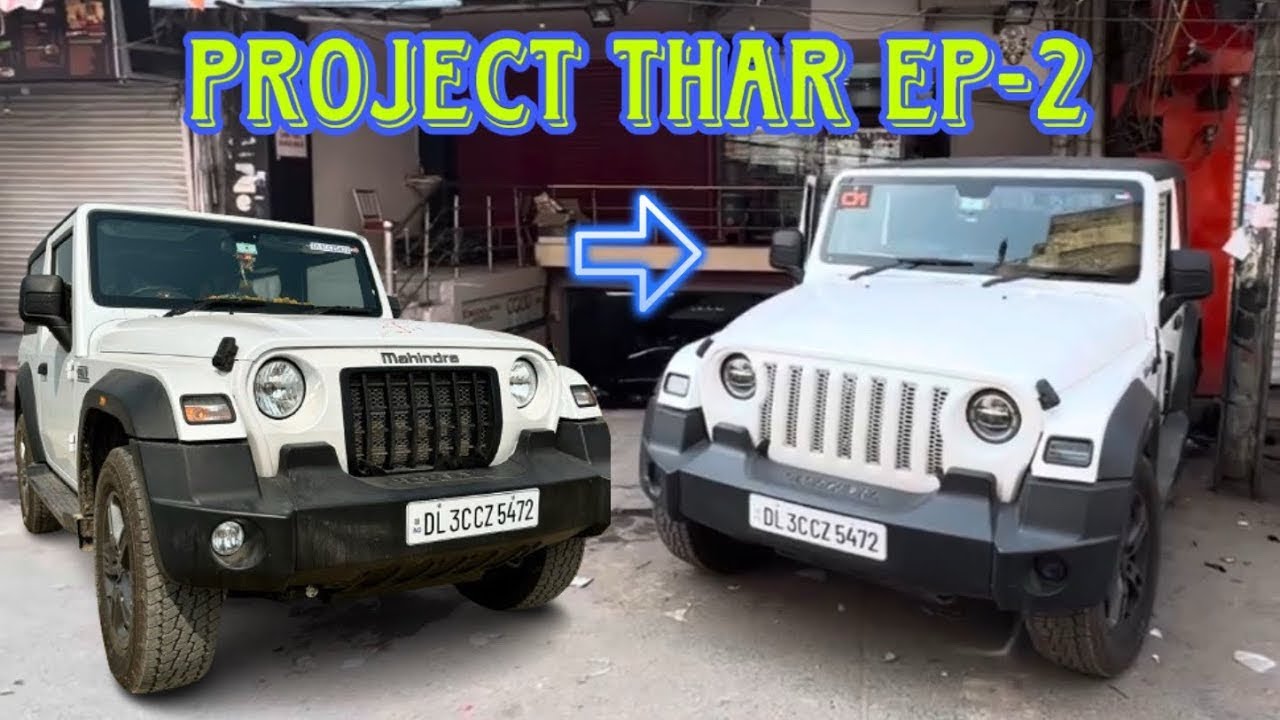 Mahindra Thar ki saari lights changeNew Modifications in Mahindra Thar | #mahindra #thar #trending 