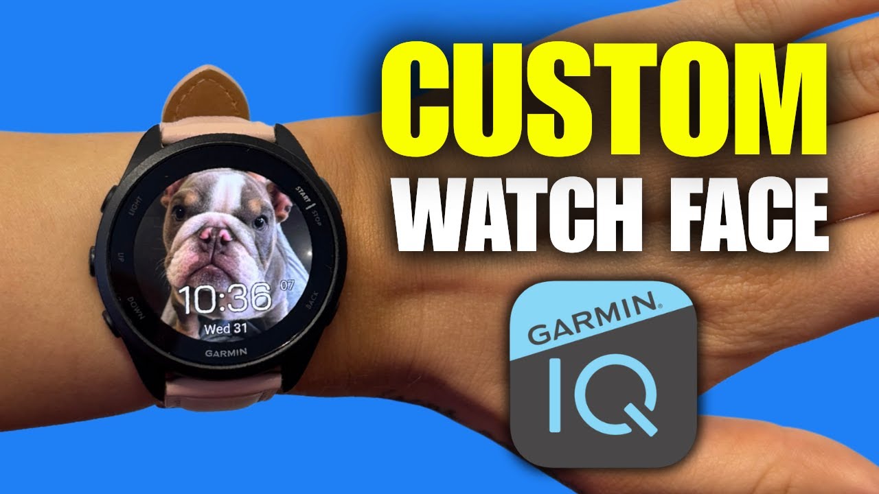 How To Make Your Own Garmin Watch Face