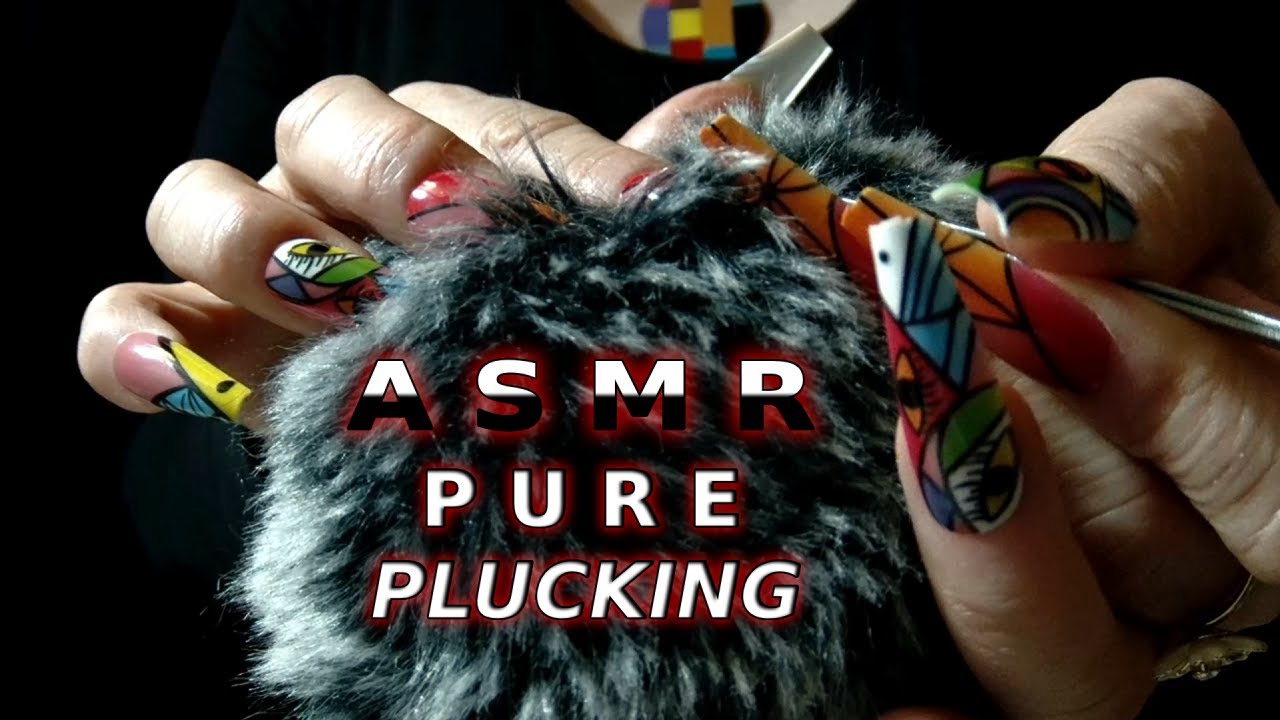 Purely Plucking ASMR | Slowly Plucking WHOLE Strands from the Fluffy Cover | Classic Plucking Only