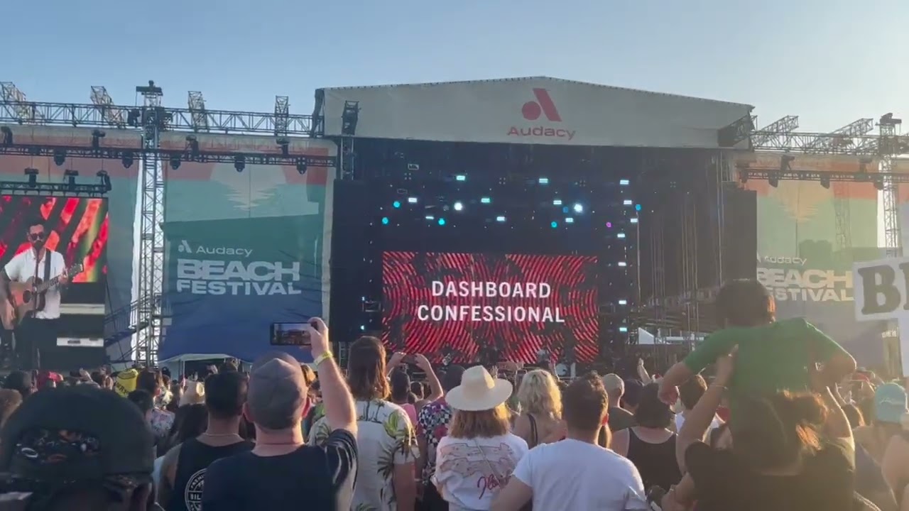 Dashboard Confessional - Hands Down (Live) [feat. Matty Healy] - Audacy Beach Festival 2022