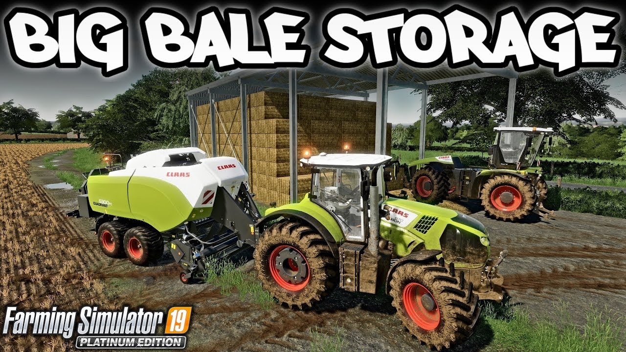 BUILDING STORAGE FOR 400+ BALES! | FARMING SIMULATOR 19