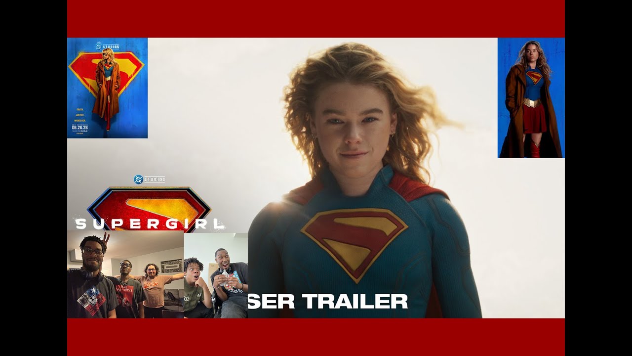 Supergirl Official Teaser Trailer Reaction/Review (With Friends)