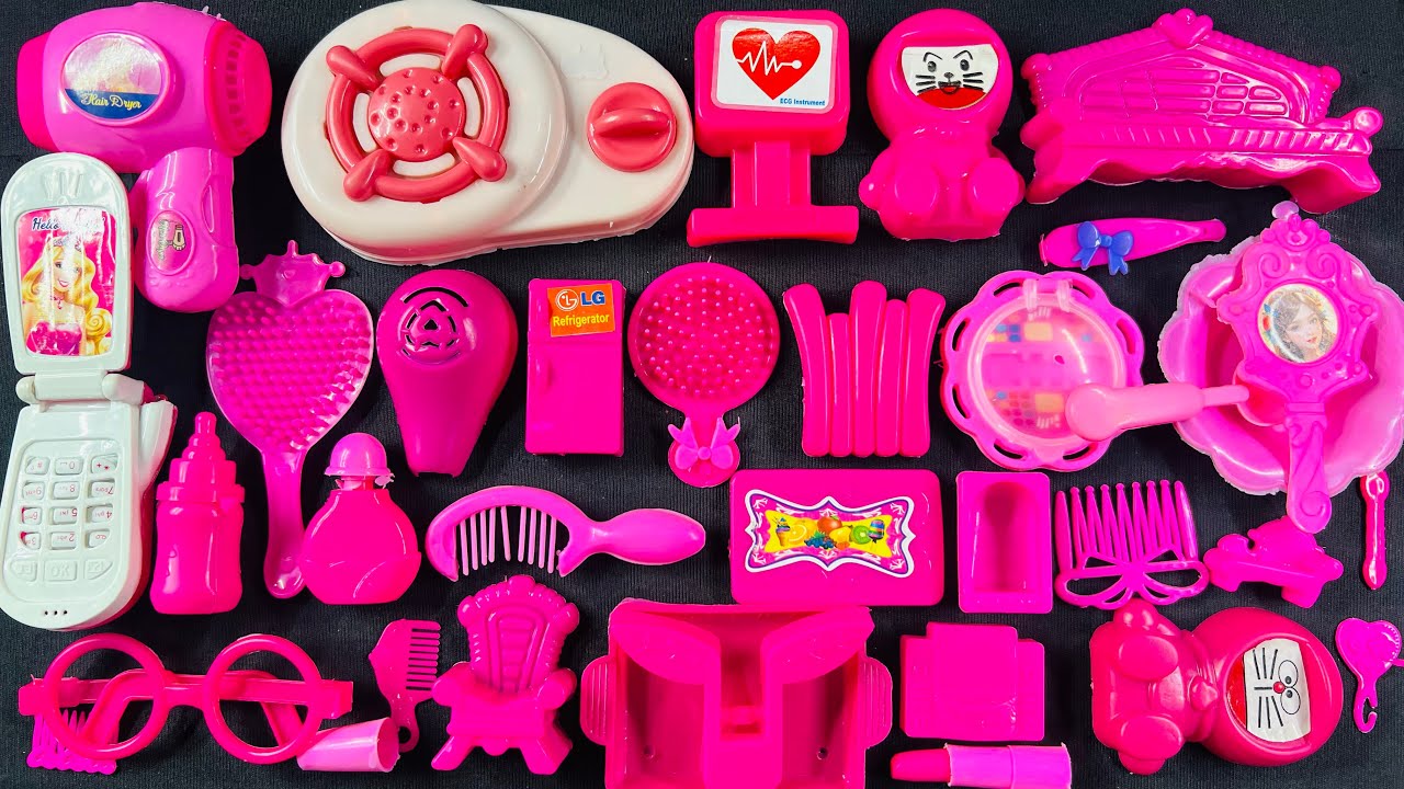 08:11 Minutes of Pink Toys ASMR l 🌸 Sleepy & Comforting Toys Sound’s (No Talking) 