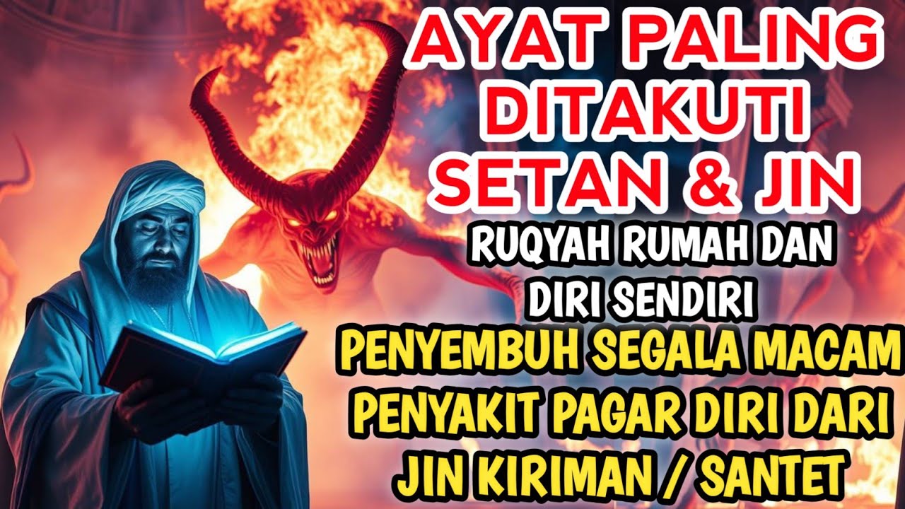RUQYAH RUMAH PENGUSIR JIN, SETAN & SIHIR DI RUMAH & TUBUH, PENENANG HATI & PIKIRAN | ALAA AQEL