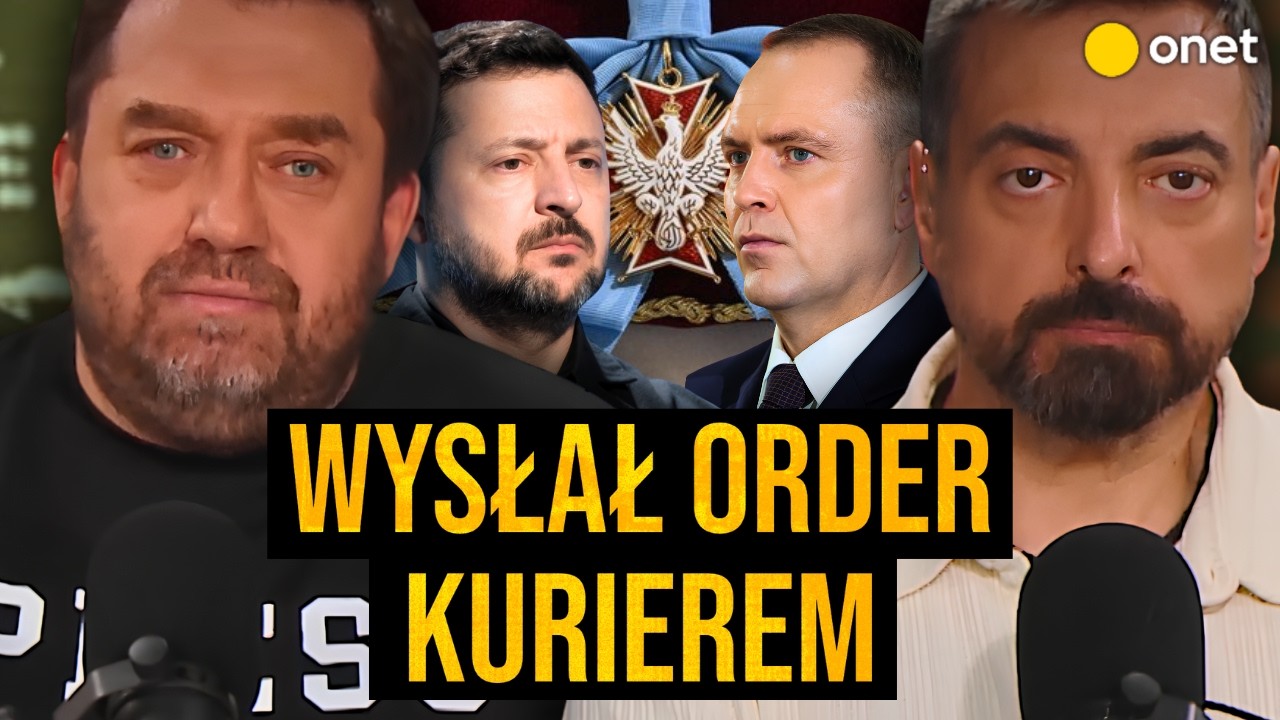 NAWROCKI ODEBRAŁ ORDER ZEŁEŃSKIEMU. 