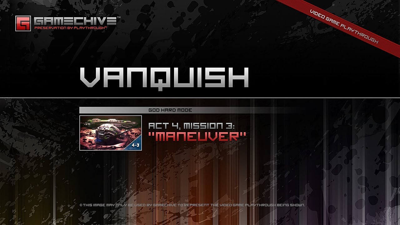 Vanquish (PS3) Gamechive (Act 4, Mission 3: Maneuver) [God Hard]