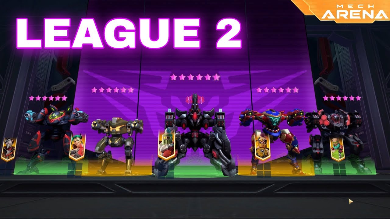 I played hangar showdown in LEAGUE 2 | Mech Arena