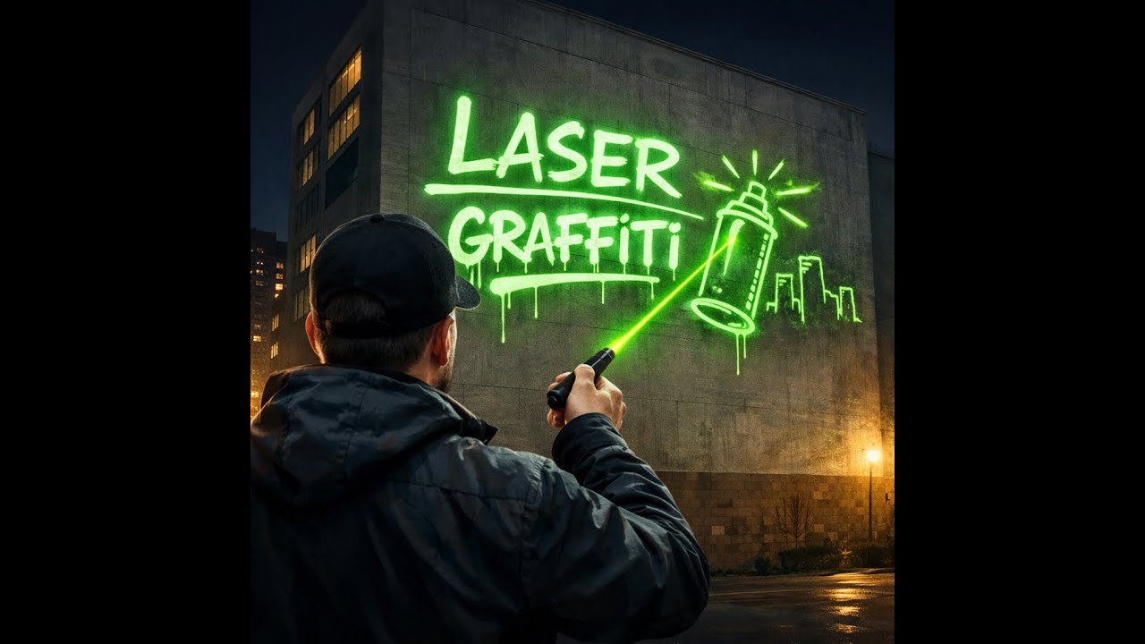 Laser Graffiti – graffiti światłem na wielkim formacie!