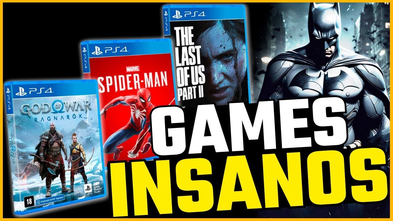 TOP 10 JOGOS do Playstation 4 OBRIGAT&Oacute;RIOS Na Sua COLE&Ccedil;&Atilde;O !!!