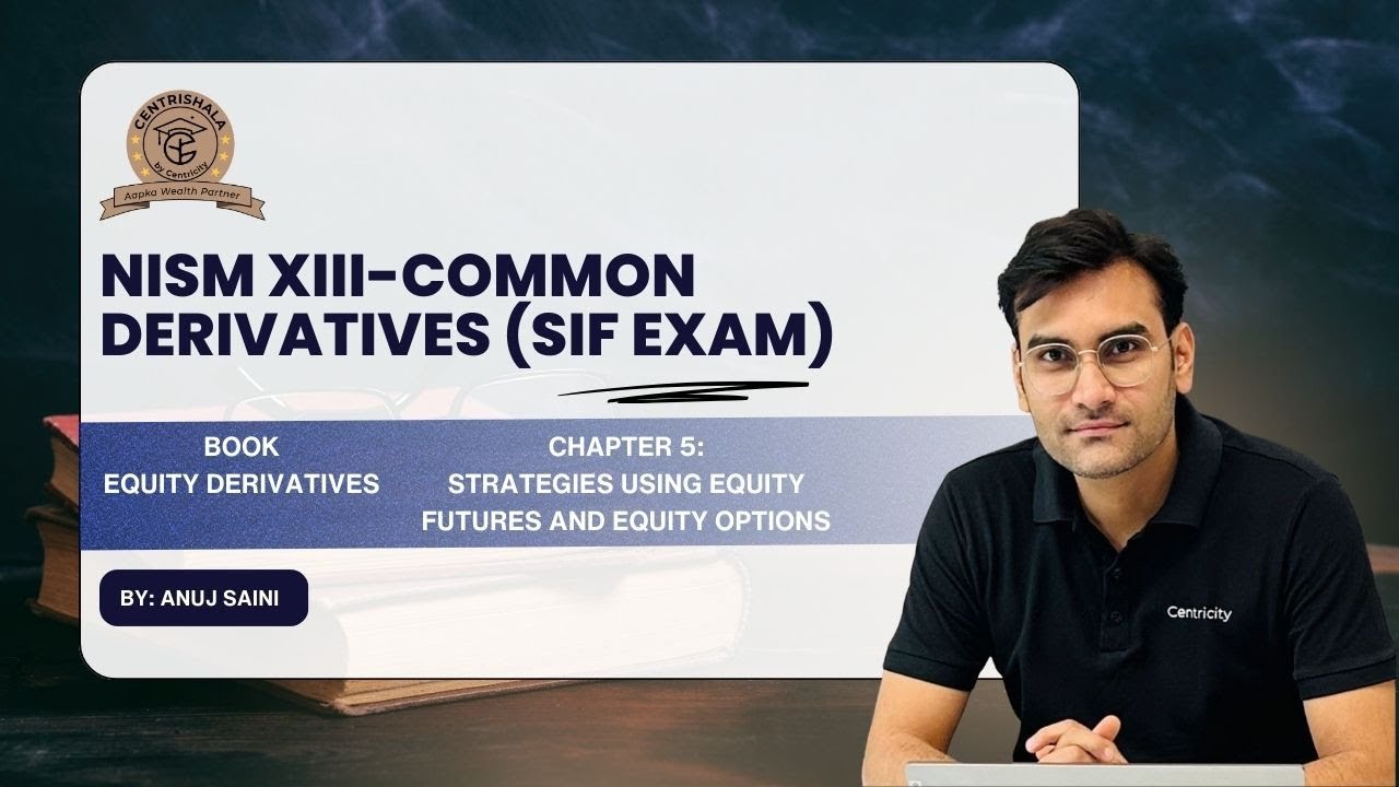 NISM XIII-COMMON DERIVATIVES (SIF)Exam|Chapter 5- Strategies using Equity futures and Equity options