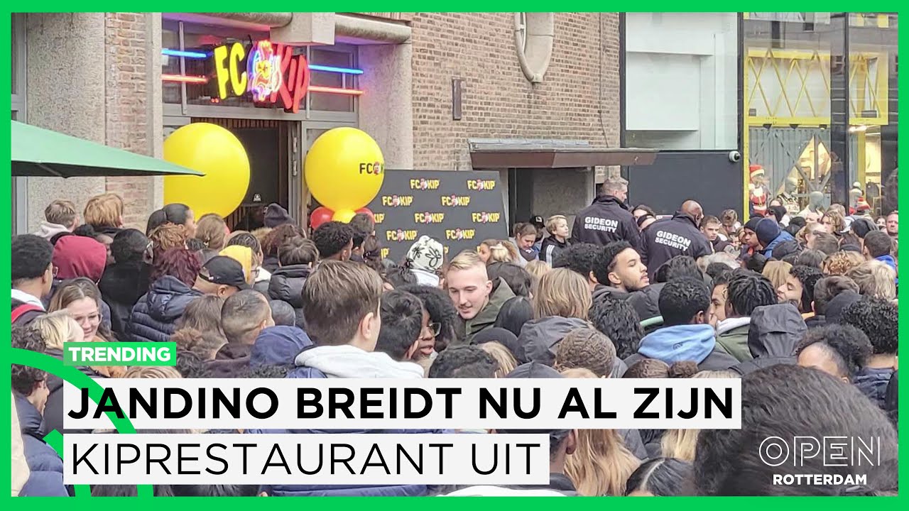 Jandino sluit kiprestaurant FC KIP tijdelijk: uitbreiding is nodig voor ongekende drukte | TRENDING