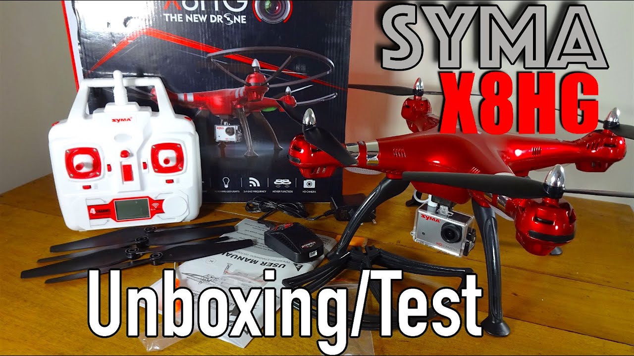 Syma X8HG Unboxing and Quick Test