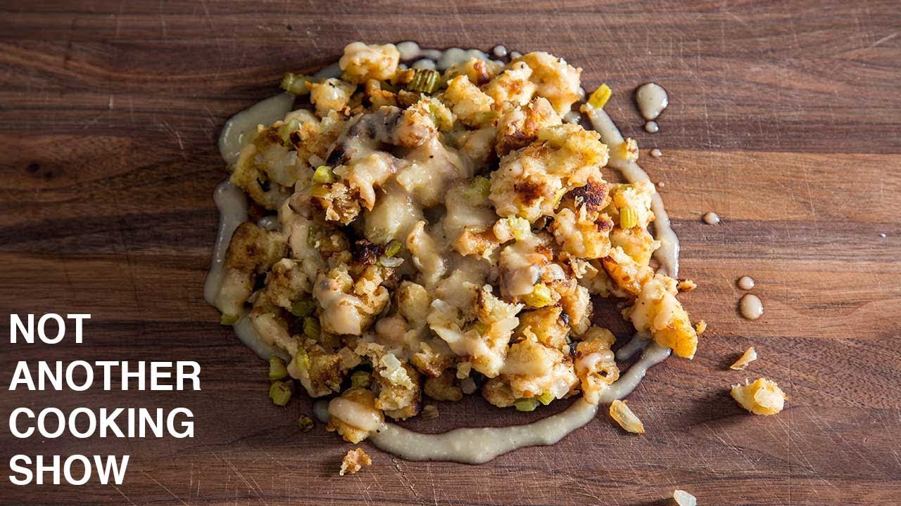 My Mom Shares Grandma's World Famous Stuffing Recipe (4 Ingredients)