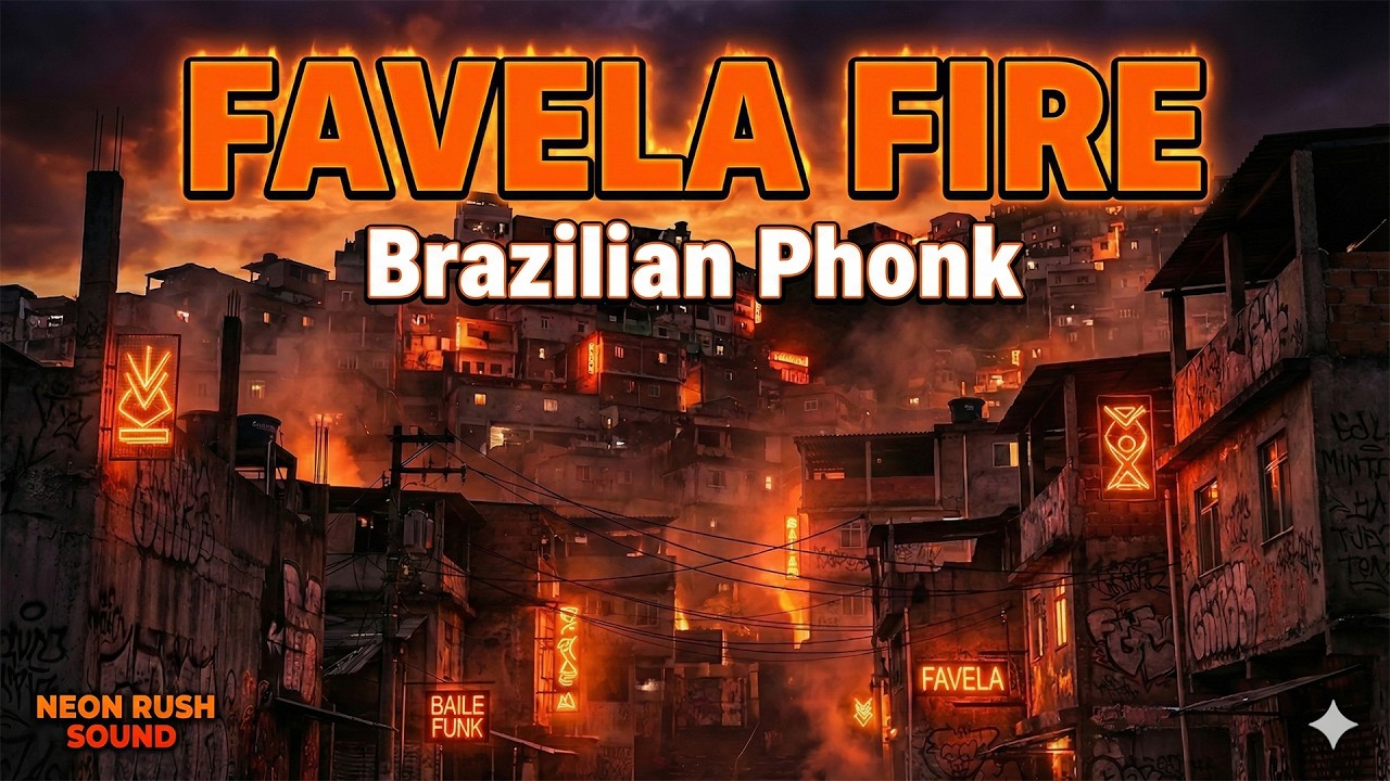 FAVELA FIRE | Brazilian Phonk - Aggressive Drift Music | Bass Boosted Phonk 2026