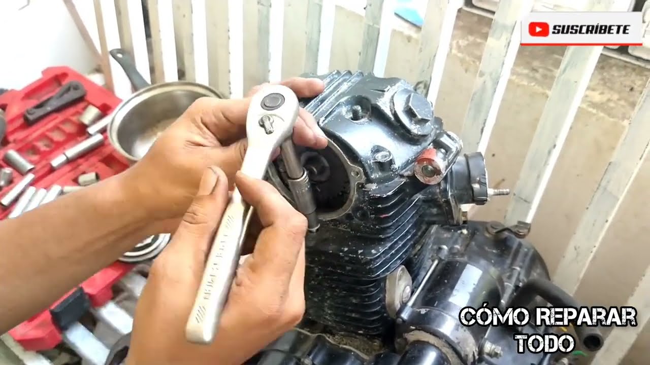 Cómo desarmar motor Italika cabeza de fuerza Italika 250z