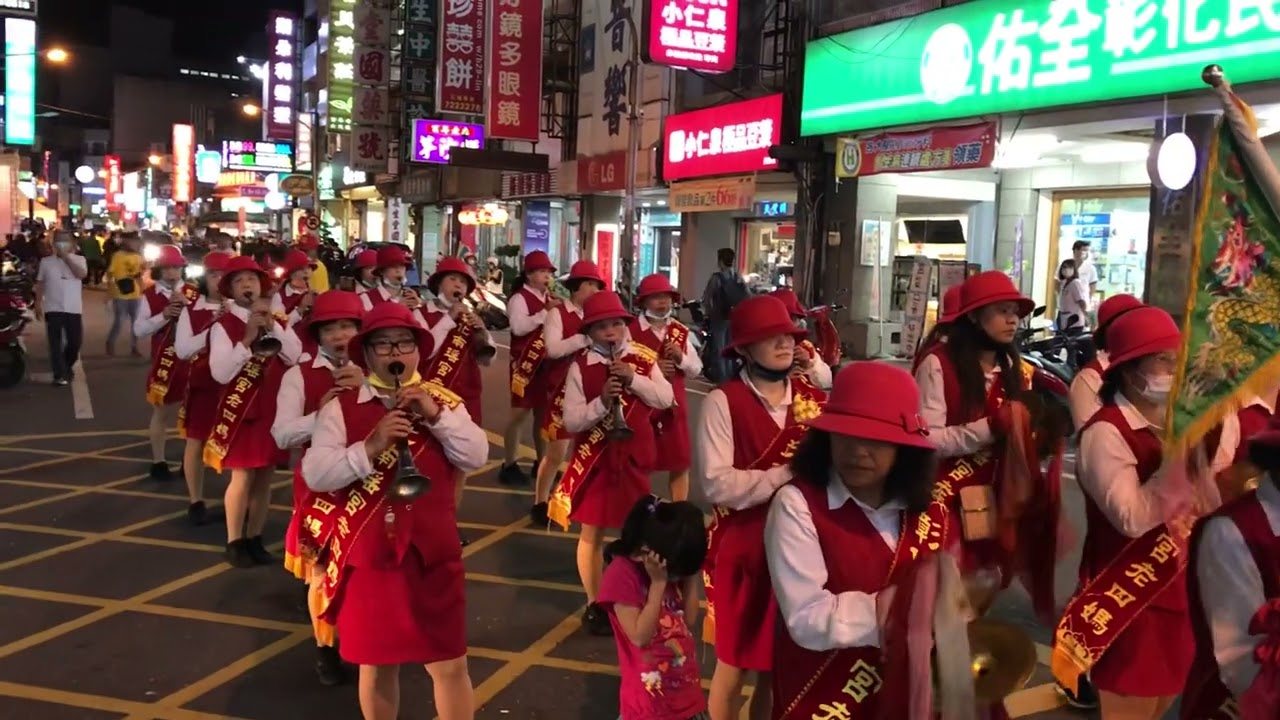 台南友田鋼鐵老四媽會慶贊壬寅年彰化南瑤宮往笨港徒步進香回鑾遶境 菁桐南極社大鼓弄