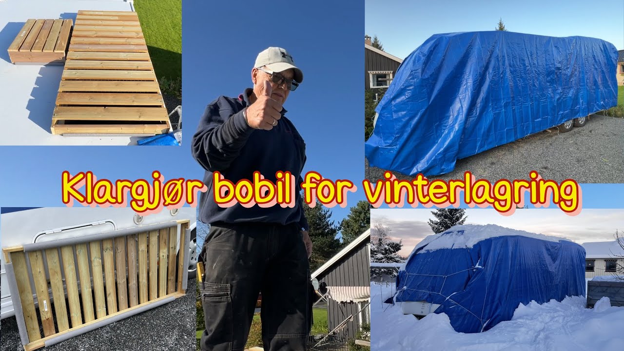 Klargjør bobil for vinterlagring