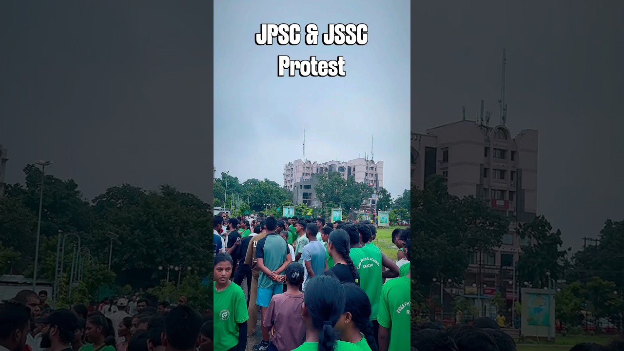 JPSC & JSSC Protest @birsaphysicalacademyranchi #support