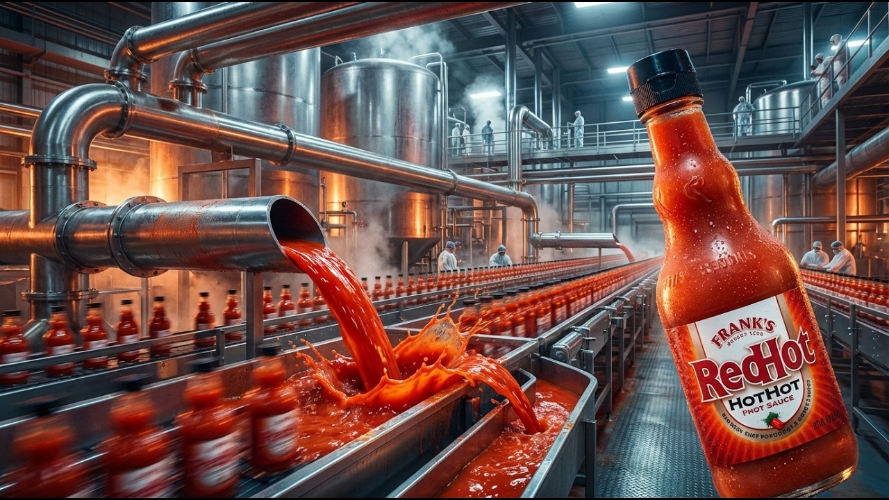 From Peppers to Bottles 🌶️ How Frank’s RedHot Is Made