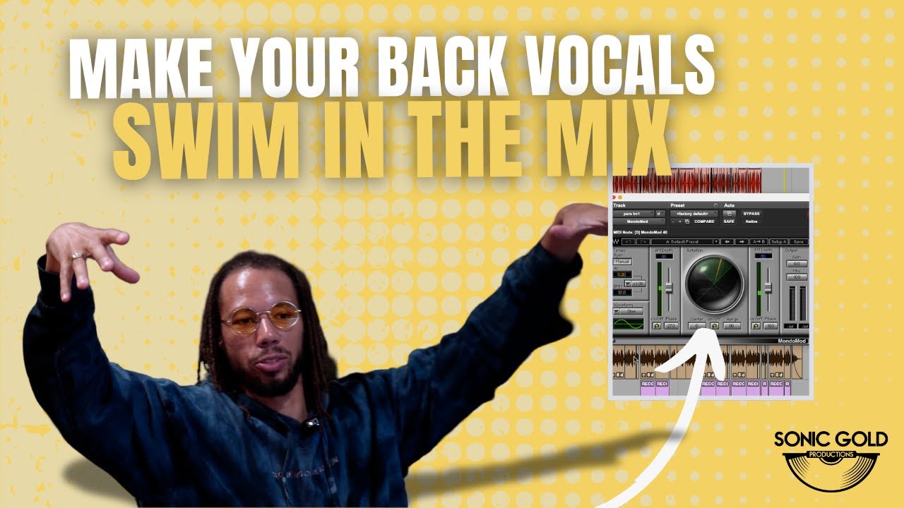 Cool effect for making back vocals 