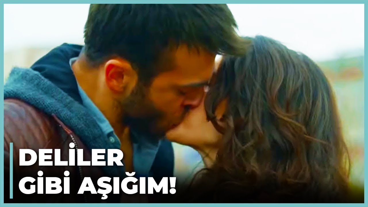 Güçlü, Burcu'nun Dudağına Yapıştı! - Meryem
