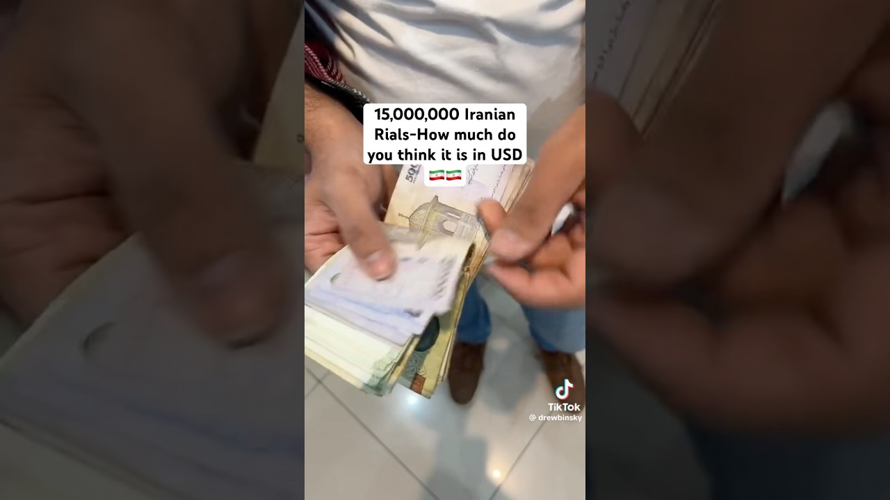 15M Iranian Rials ! How much is it worth in USD ?