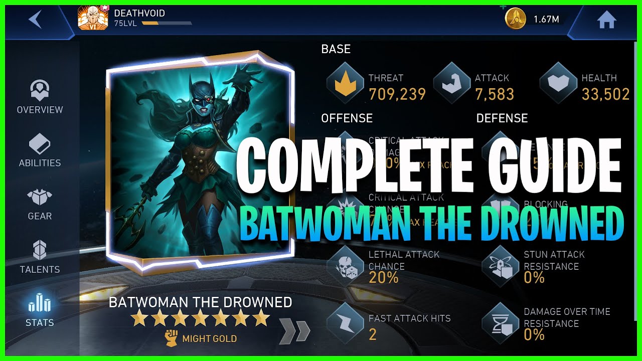 Injustice 2 Mobile | Полное руководство по Batwoman The Drowned