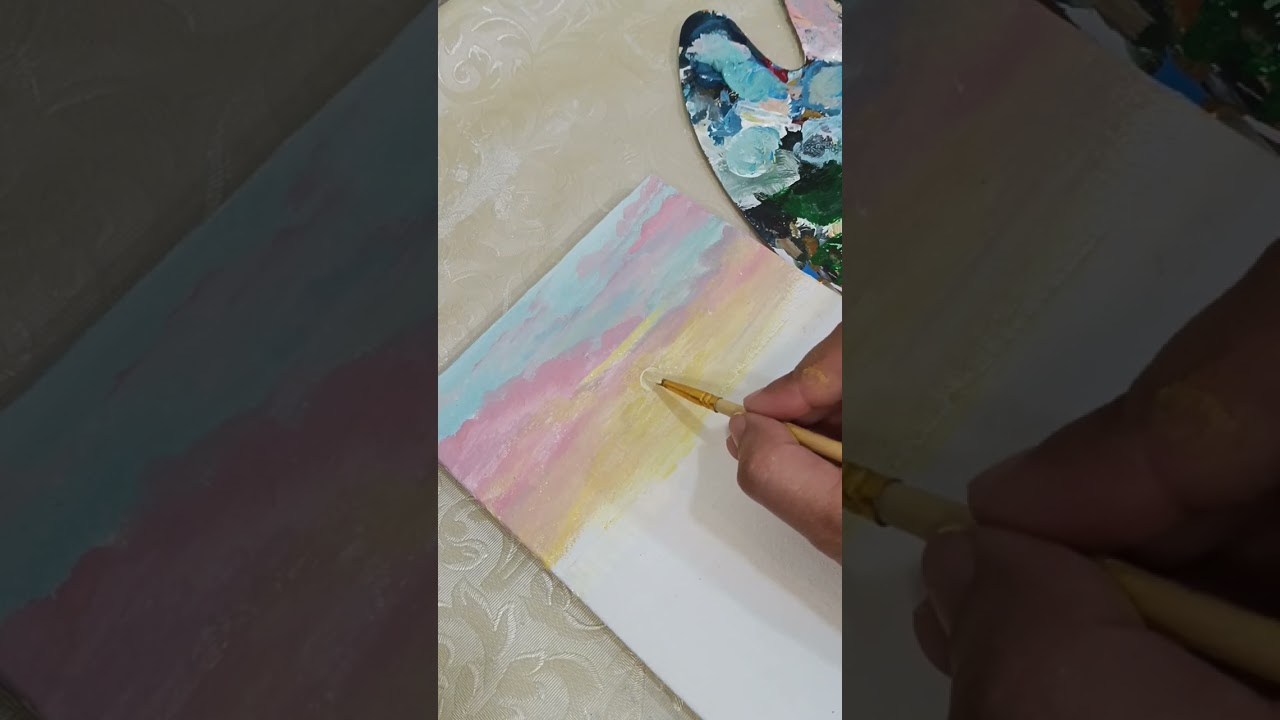 sunsets painting 🖌️🎨🌇