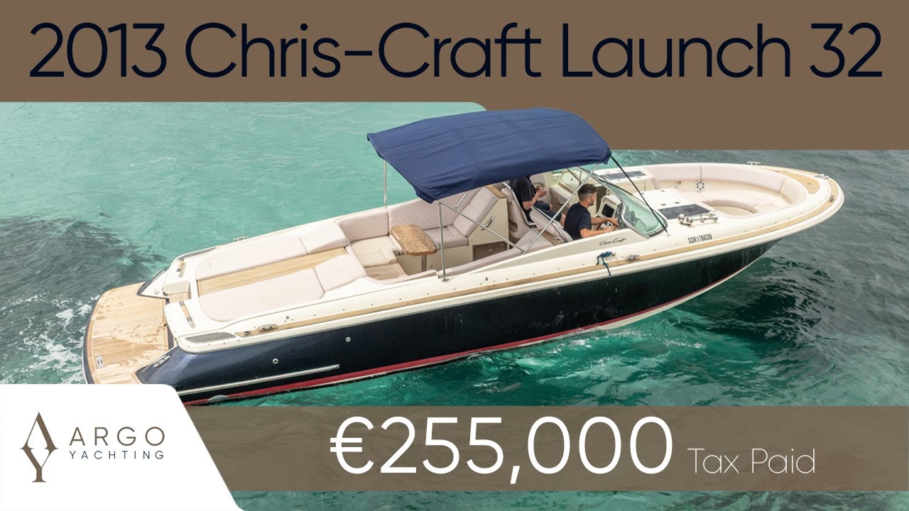 2013 Chris-Craft Launch 32 'Badi' | FOR SALE NOW in Ibiza, Spain