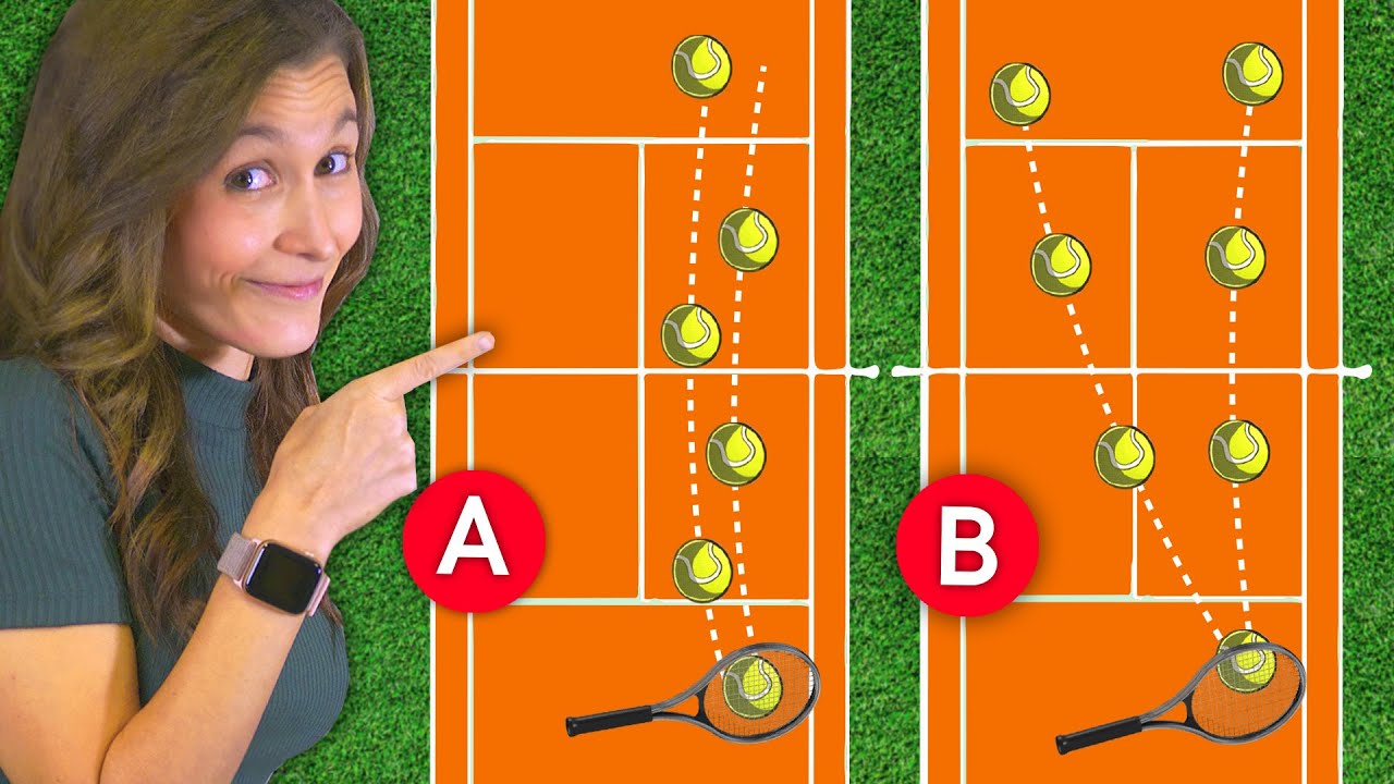 ¡Cómo DIRIGIR los golpes en TENIS: PARALELOS y CRUZADOS! 👌