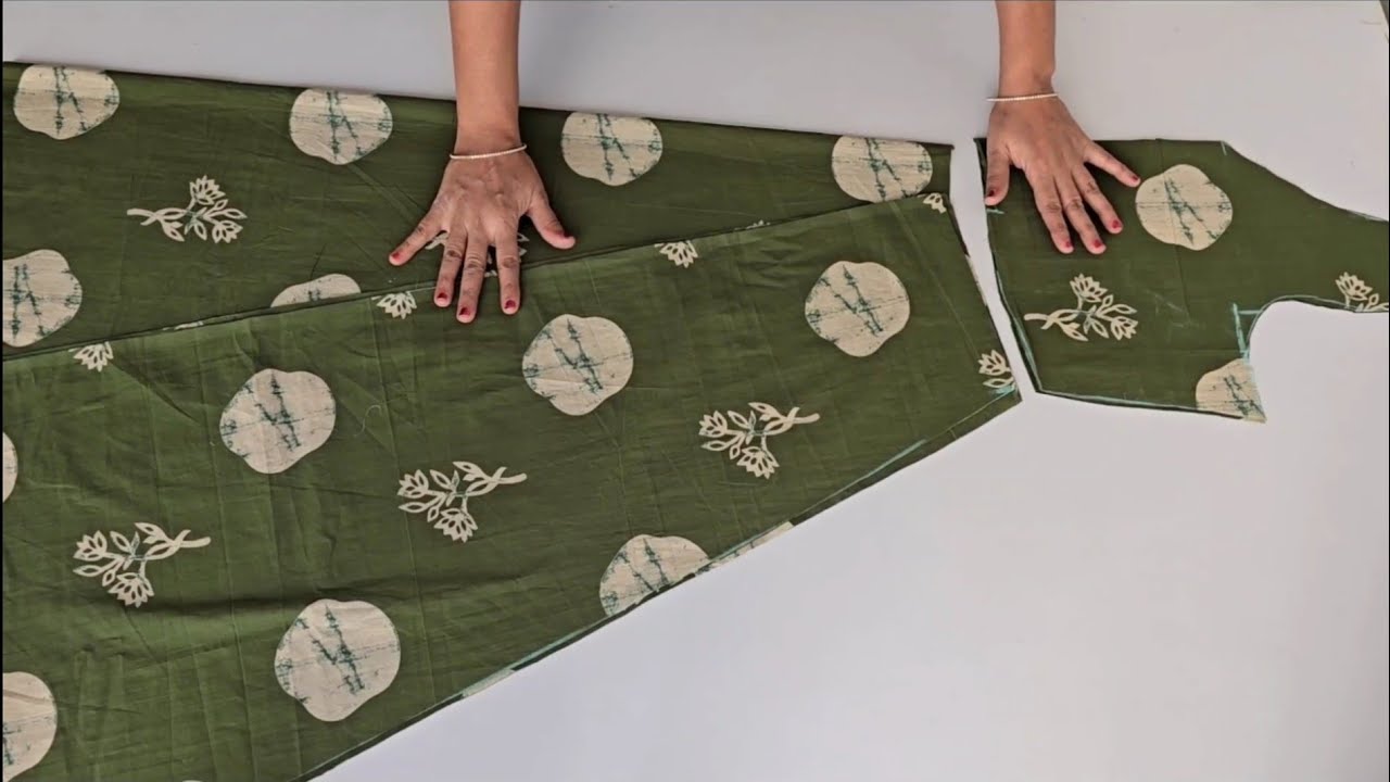 Flared Aline Kurti cutting and stitching | kurta cutting and stitching