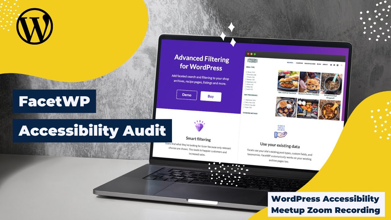 Accessibility Testing FacetWP with Joyce Oshita & Chris Lane at WordPress Accessibility Meetup