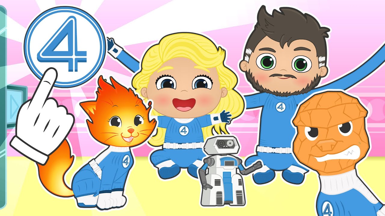 BABIES ALEX AND LILY 🦸‍♀️ Dress Up as Fantastic 4