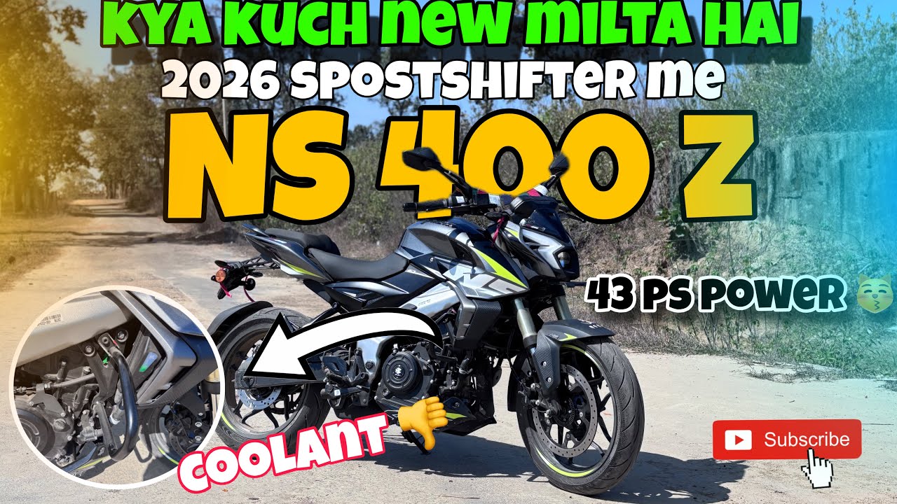 All new pulsar ns 400z￼ sportshifter ￼ variant 2026 details and reviews by alex 200 vlogs 