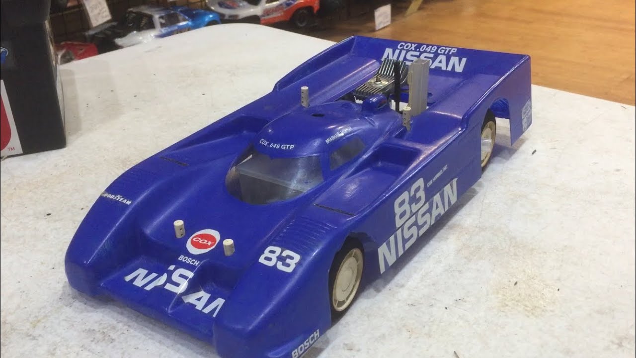 Cox 049 GTP Nissan walk around | Mini Nitro RC