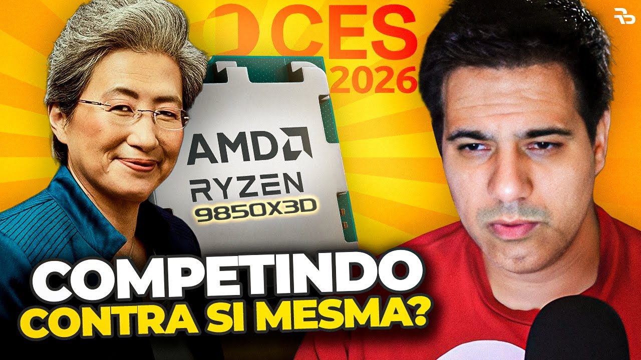AMD na CES 2026 - Anunciou o novo melhor CPU do Mundo para Jogos