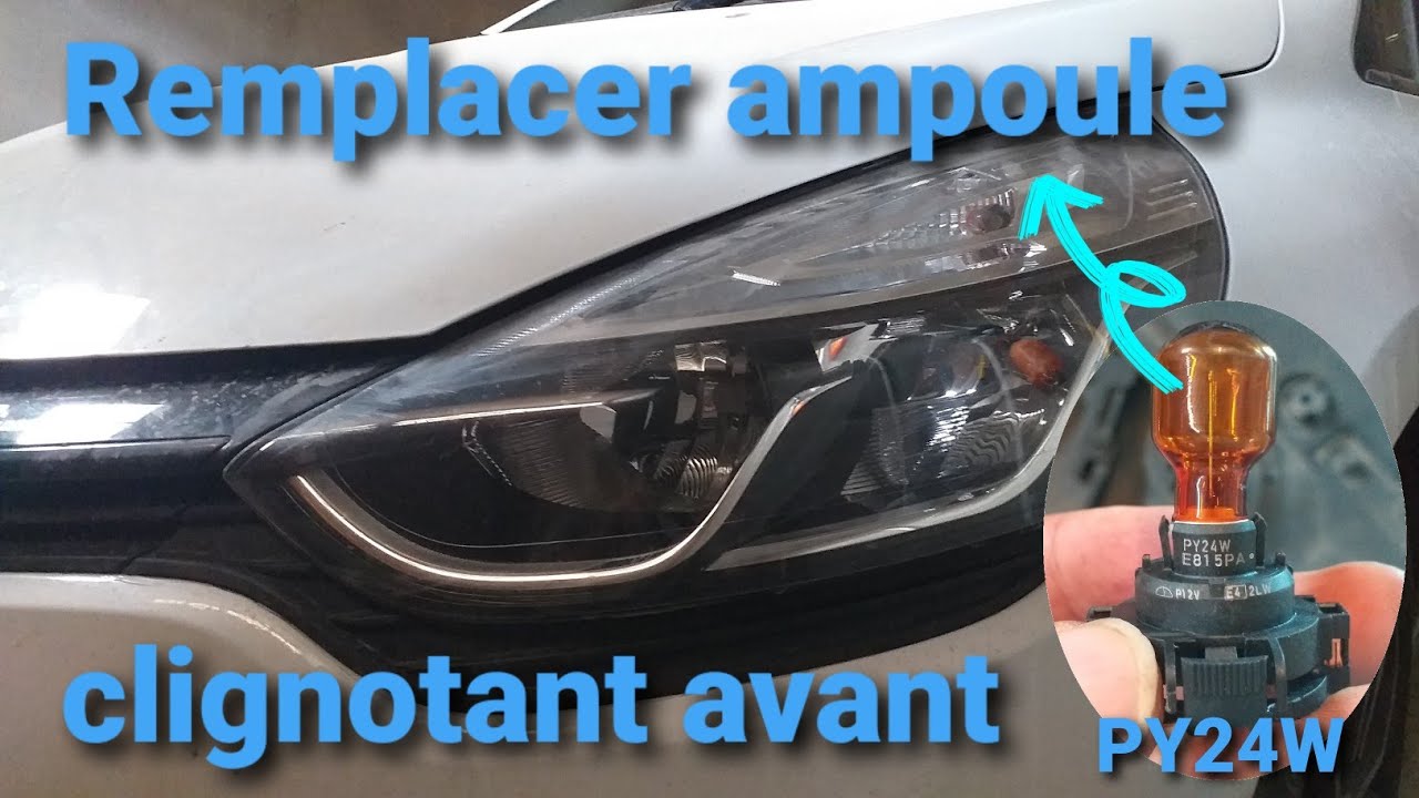 Remplacer ampoule du feu clignotant avant de la CLIO 4